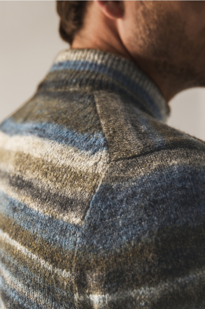 State of Art blauwe heren trui | Kleurstaal