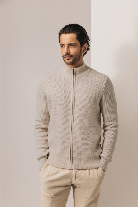 State of Art beige heren vest | Model