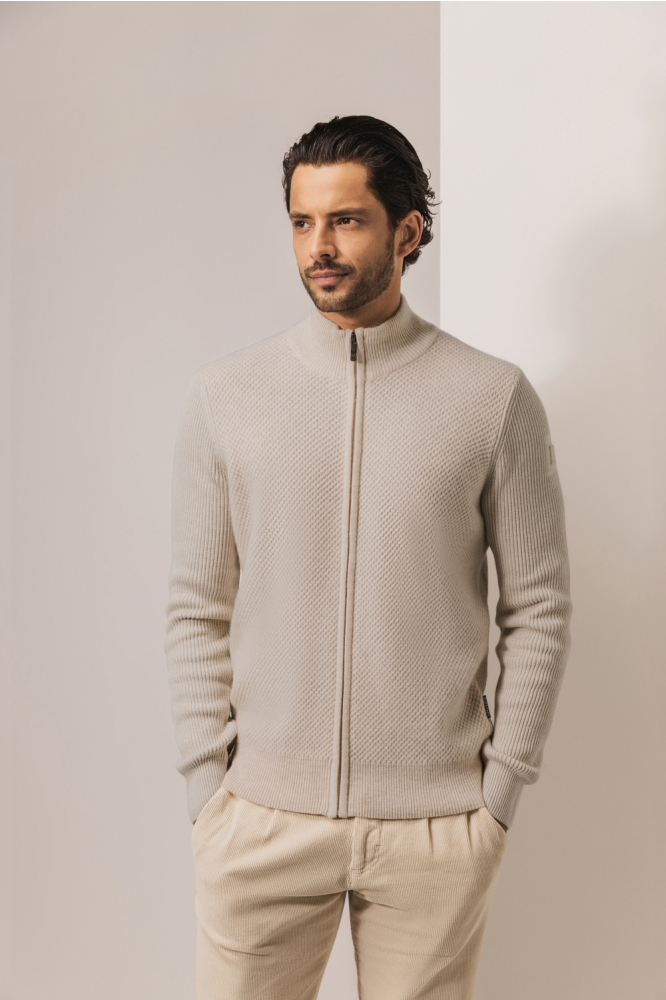 State of Art beige heren vest | Model