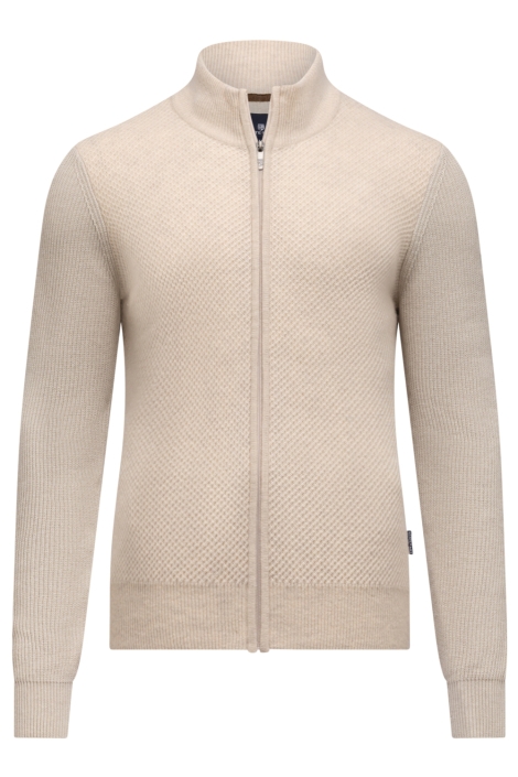 State of Art beige heren vest | Vooraanzicht