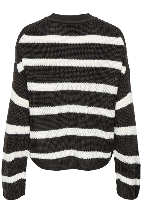 Jacqueline de Yong bruine dames trui | Achteraanzicht