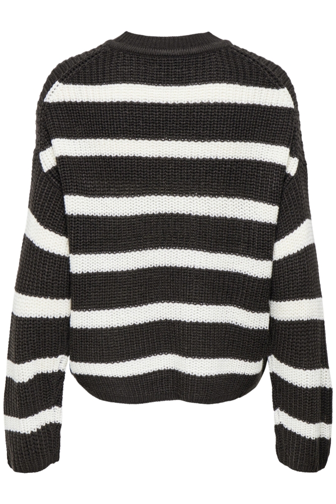 Jacqueline de Yong bruine dames trui | Achteraanzicht