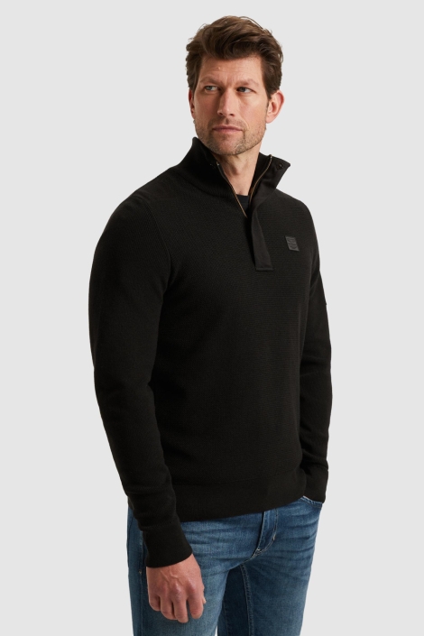 PME legend zwarte heren trui | Model zijaanzicht