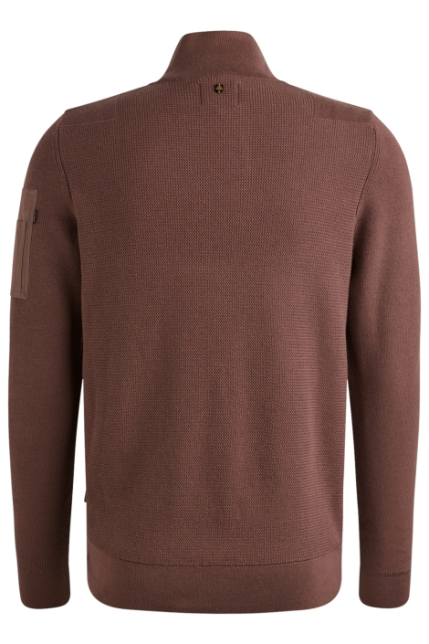 PME legend bruine heren trui | Achteraanzicht