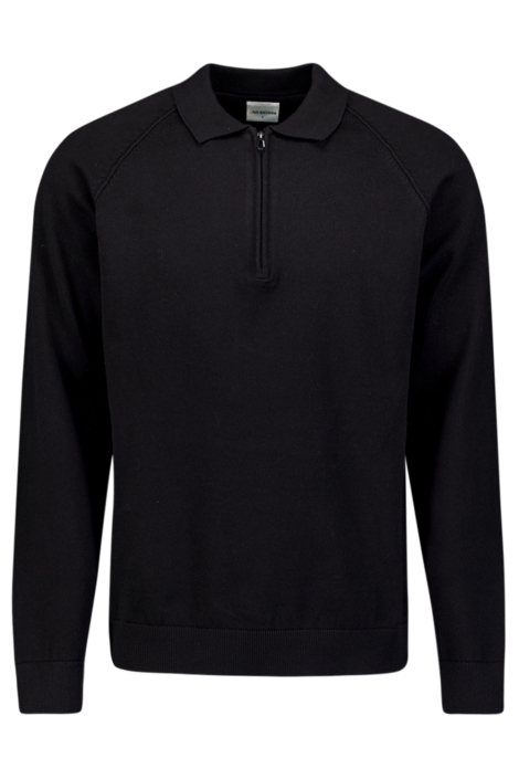 NO-EXCESS zwarte heren trui | Vooraanzicht