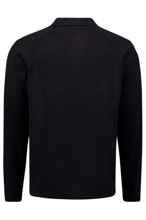 NO-EXCESS zwarte heren trui | Achteraanzicht