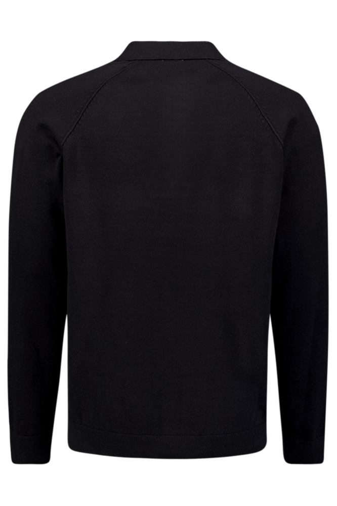 NO-EXCESS zwarte heren trui | Achteraanzicht