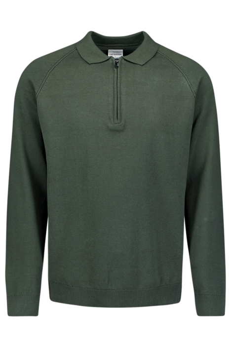 NO-EXCESS groene heren trui | Vooraanzicht