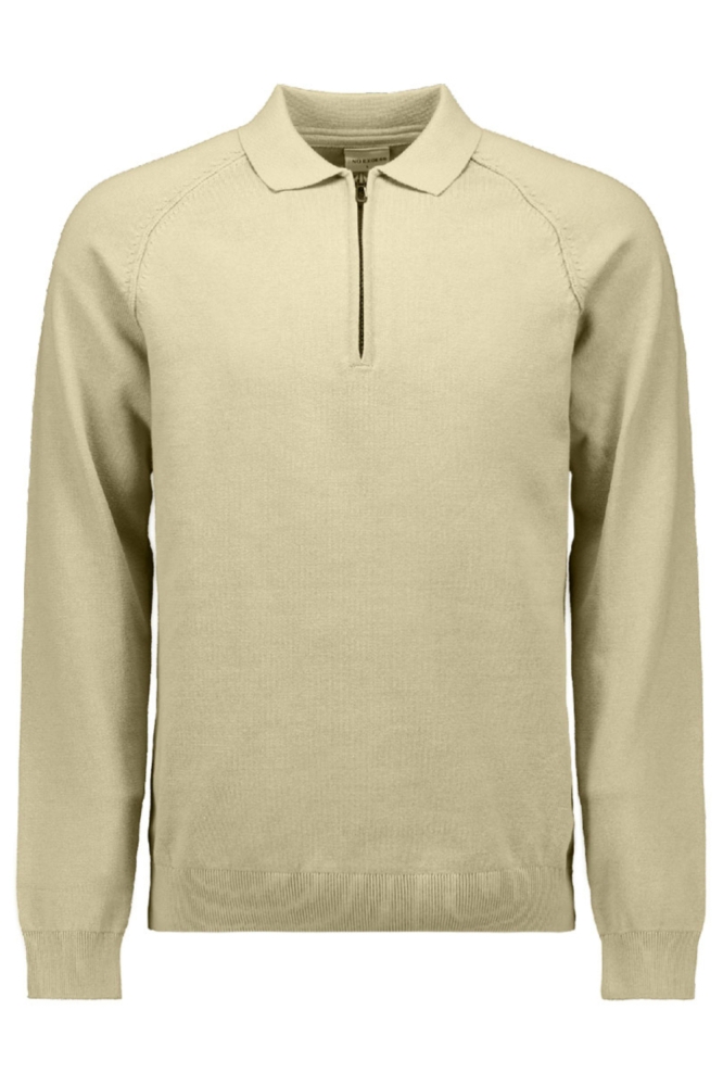 NO-EXCESS groene heren trui | Vooraanzicht