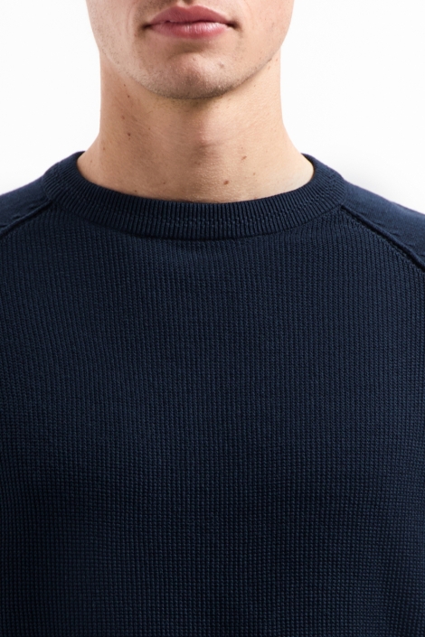 NO-EXCESS blauwe heren trui | Close up