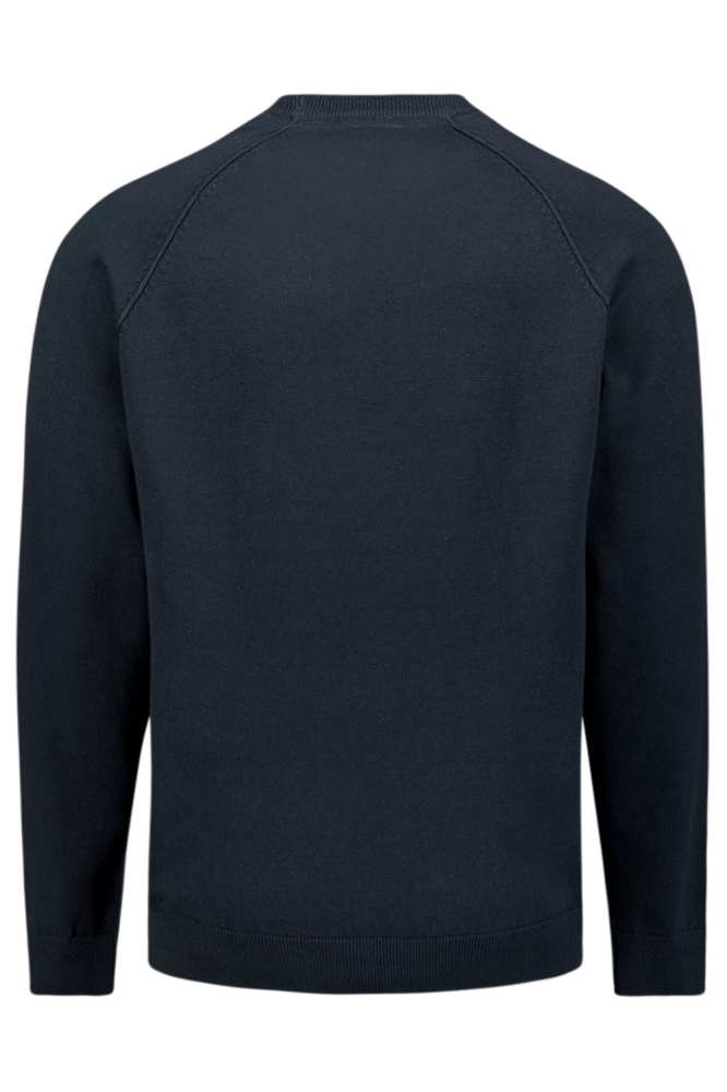 NO-EXCESS blauwe heren trui | Achteraanzicht