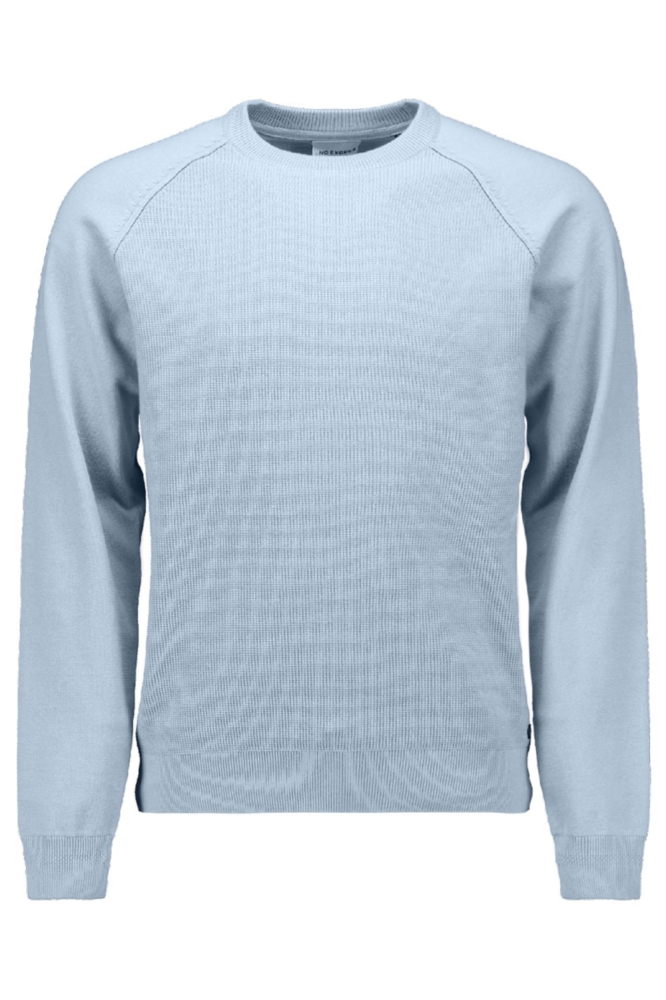 NO-EXCESS blauwe heren trui | Vooraanzicht