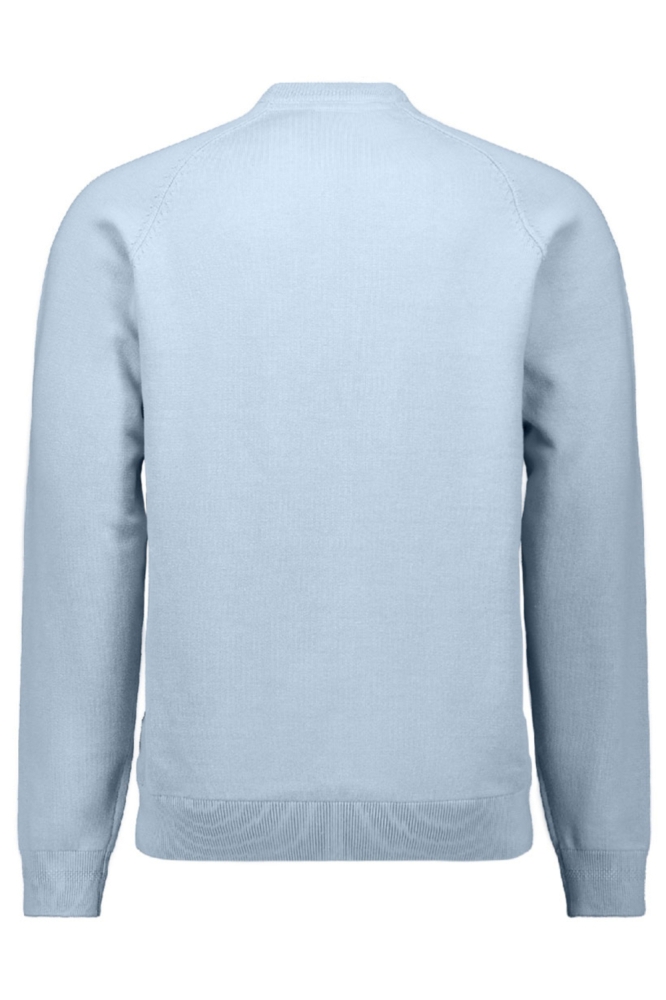 NO-EXCESS blauwe heren trui | Achteraanzicht