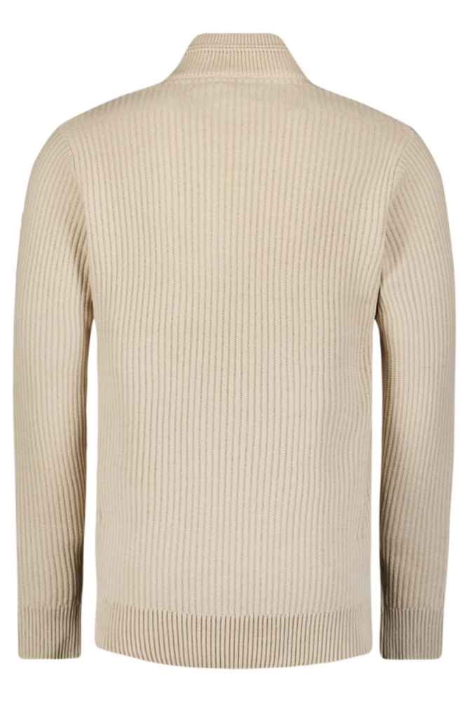 NO-EXCESS beige heren trui | Achteraanzicht