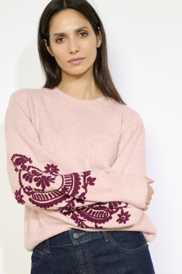 LolaLiza Trui N SLEEBRO 04007036 4118 NUDE LOTUS/BURGUNDY