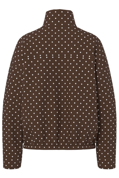 Pieces bruine dames jas | Achteraanzicht