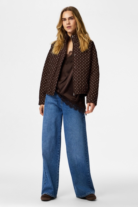 Pieces bruine dames jas | Model