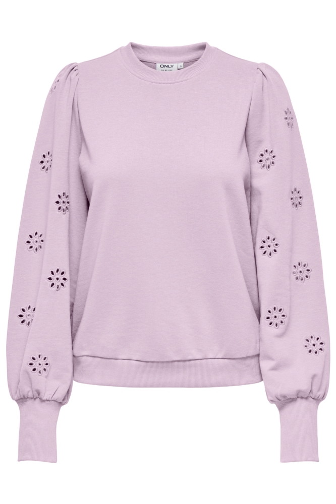 Only roze dames sweater | Vooraanzicht