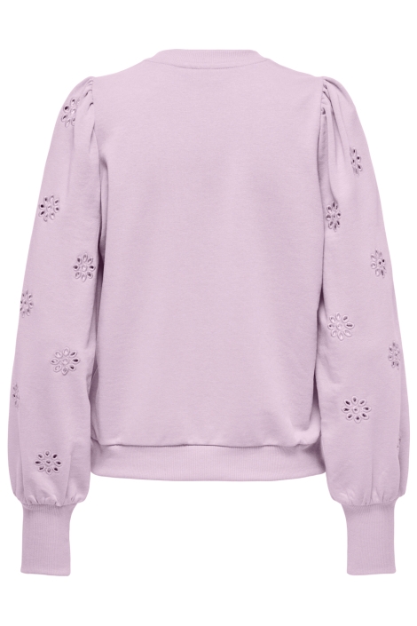 Only roze dames sweater | Achteraanzicht