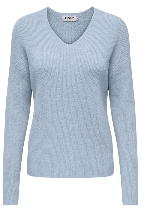 Only blauwe dames trui | Vooraanzicht