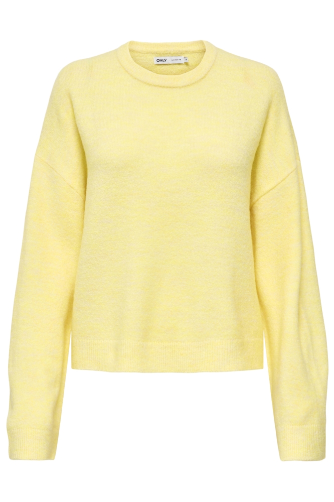 Only gele dames trui | Vooraanzicht
