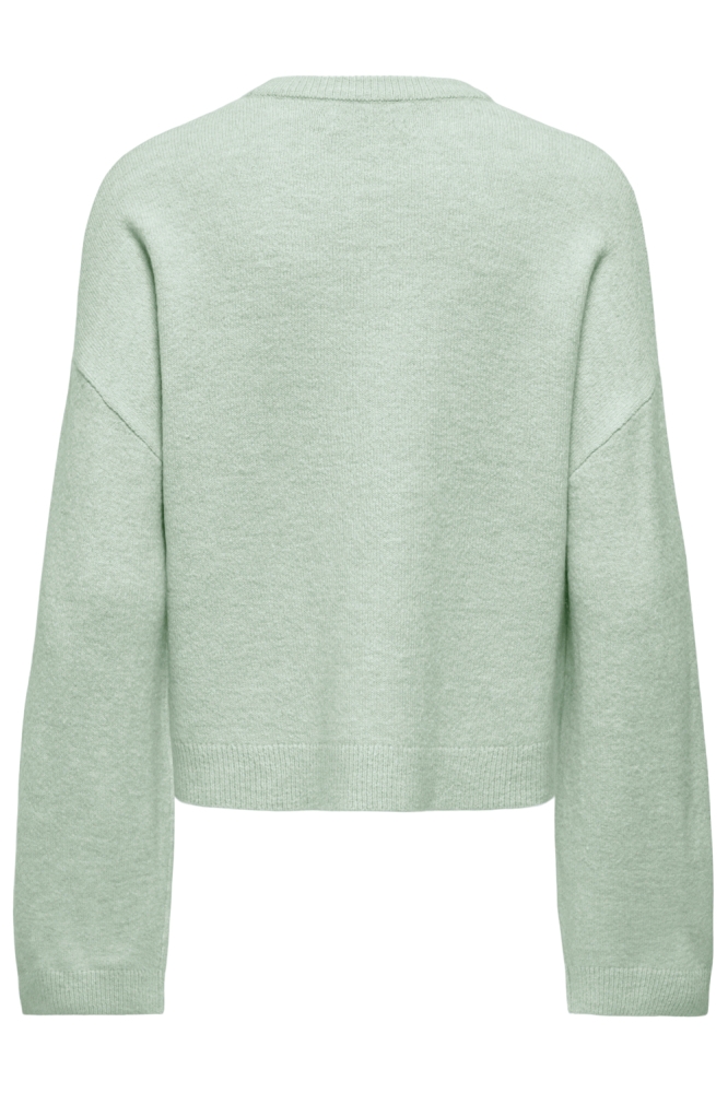 Only groene dames trui | Achteraanzicht