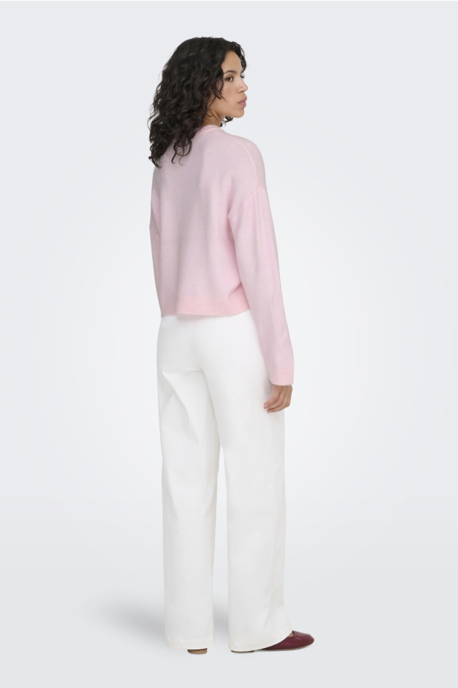 Only roze dames sweater | Model