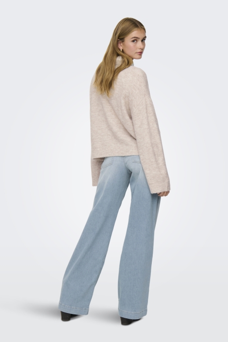 Only beige dames trui | Model