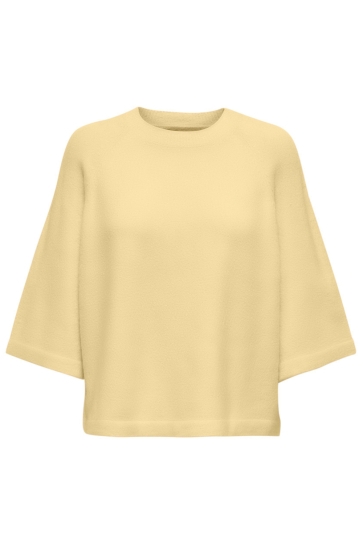 Only Trui ONLSIMONI 3/4 PULLOVER KNT NOOS 15333199 MELLOW YELLOW/MELANGE