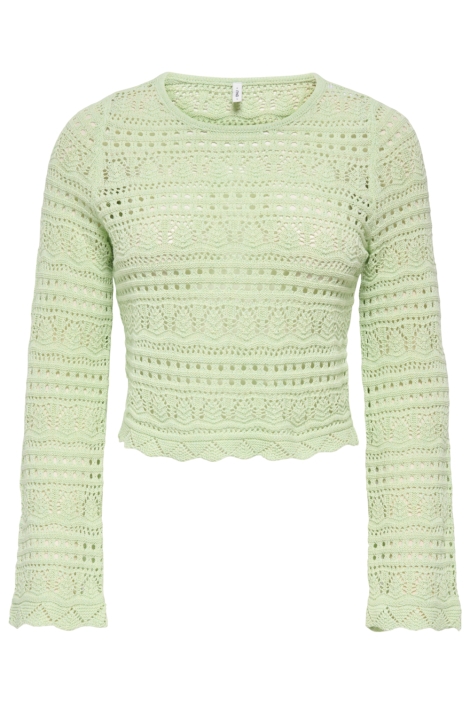 Only groene dames trui | Vooraanzicht