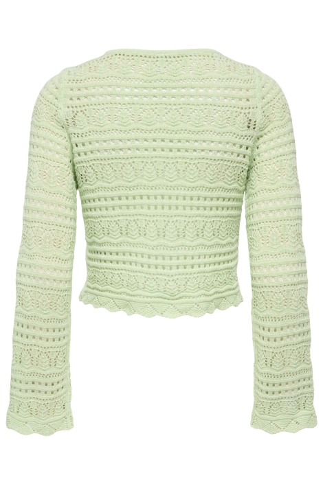 Only groene dames trui | Achteraanzicht