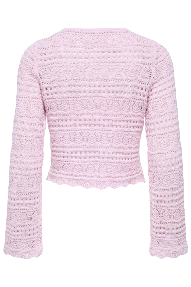 Only roze dames trui | Achteraanzicht