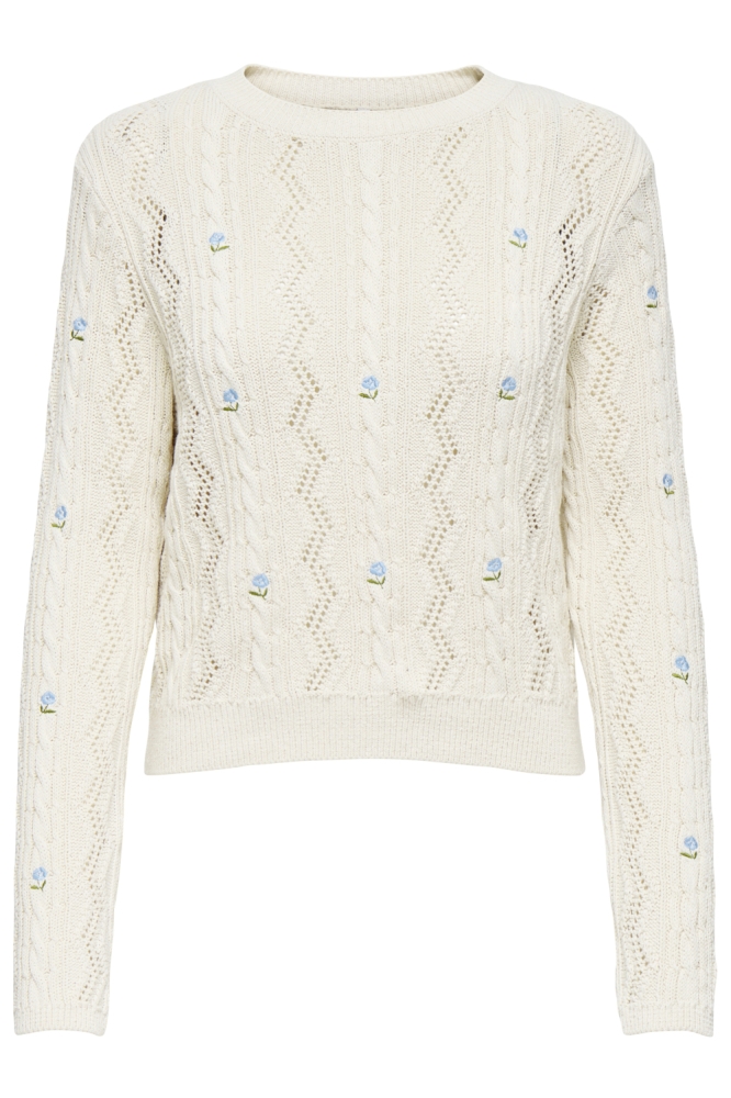 Only beige dames trui | Vooraanzicht