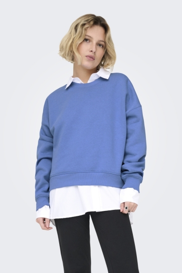 Only onlbest life l/s crew neck swt noos Blauw