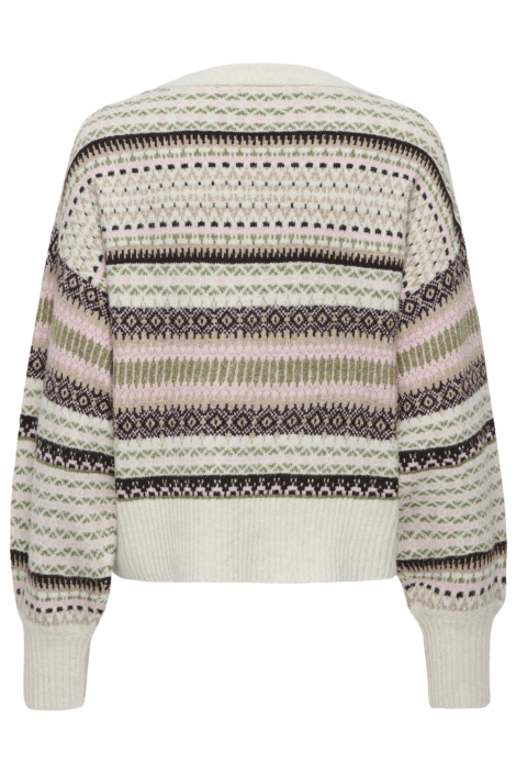 Only beige dames trui | Achteraanzicht