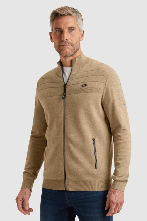 Vanguard zand heren vest | Model zijaanzicht