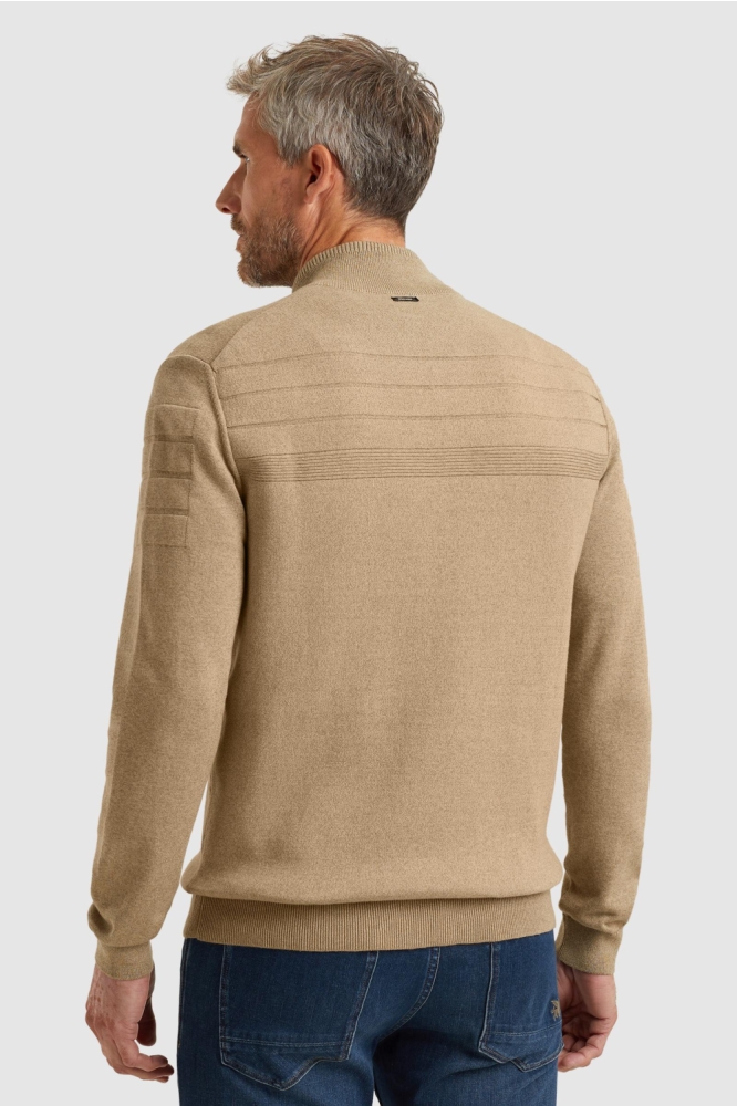 Vanguard zand heren vest | Model achteraanzicht