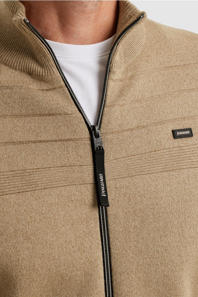 Vanguard zand heren vest | Close up