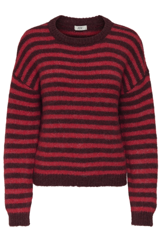 Jacqueline de Yong bordeaux dames trui | Vooraanzicht