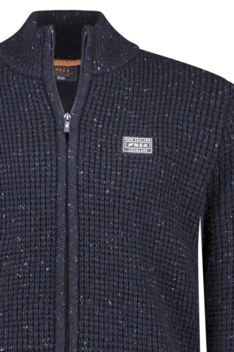 NZA blauwe heren vest | Close up