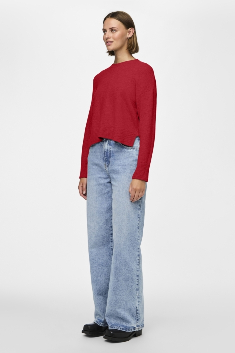 Pieces rode dames trui | Model