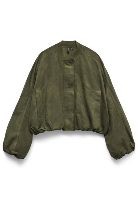 Vero Moda groene dames jas | Vooraanzicht