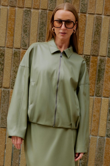 Vero Moda VMPOLLY LS COATED BOMBER WVN EXP 10346478 BOA