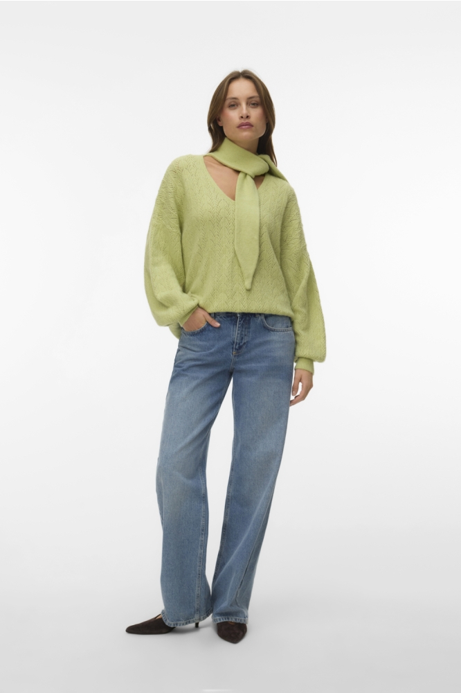 Vero Moda groene dames trui | Model