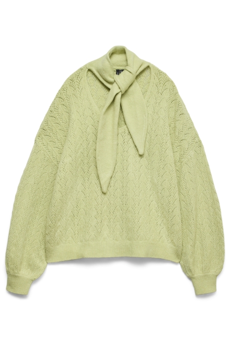 Vero Moda groene dames trui | Vooraanzicht