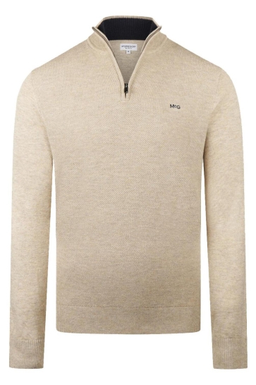 McGregor ZIP MOCK SWEATER MM252 1204 01 3100 SAND