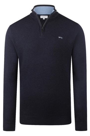 McGregor ZIP MOCK SWEATER MM252 1204 01 2100 NAVY
