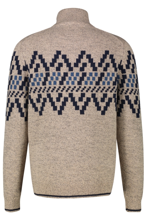 Lerros beige heren trui | Achteraanzicht