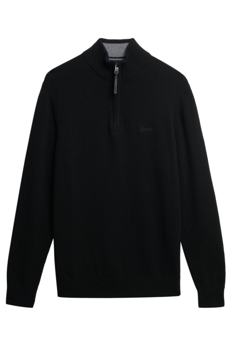 Superdry zwarte heren trui | Vooraanzicht