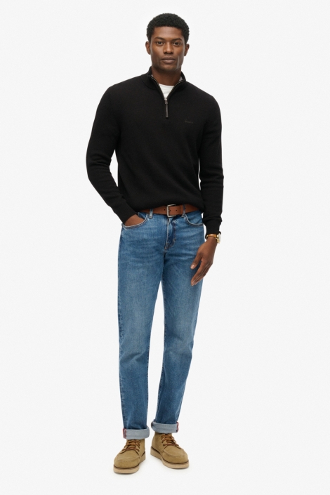 Superdry zwarte heren trui | Model